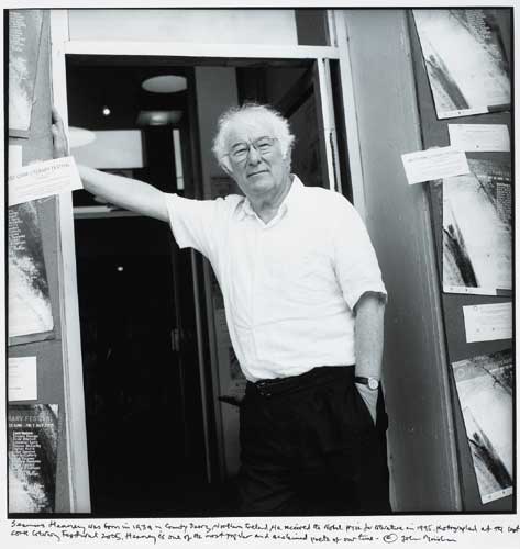 SEAMUS HEANEY AT THE WEST CORK LITERARY FESTIVAL, FEBRUARY 2005 by John Minihan sold for 2,200 at Whyte's Auctions