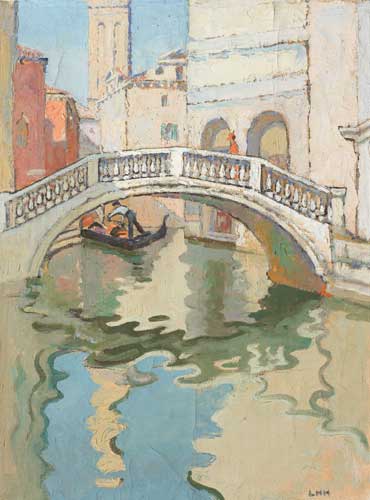 A BRIDGE IN VENICE by Letitia Marion Hamilton sold for 11,000 at Whyte's Auctions
