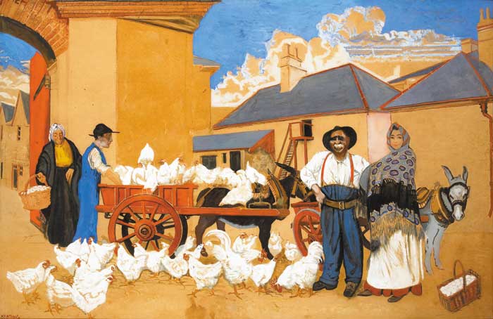 IRISH FREE STATE CHICKEN, 1928 by Sen Keating sold for 28,000 at Whyte's Auctions