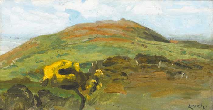 ON THE HILL OF HOWTH by William John Leech sold for 12,000 at Whyte's Auctions