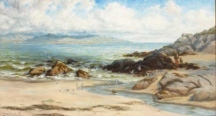 KILKEIRAN BAY, CONNEMARA by Thomas Rose Miles sold for 3,000 at Whyte's Auctions