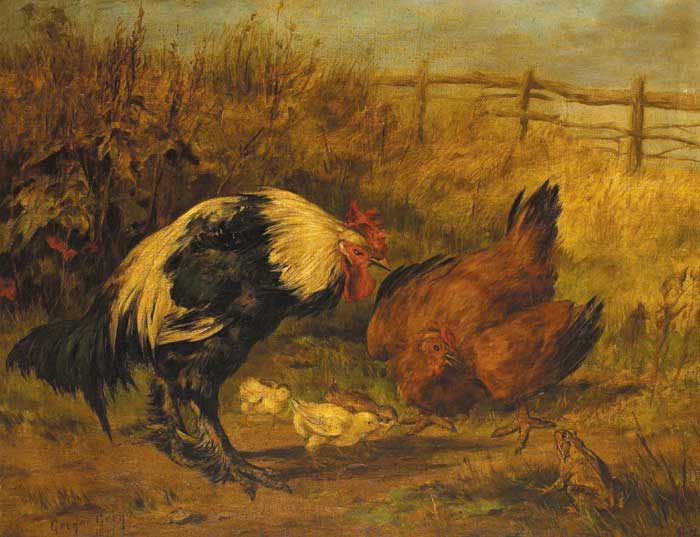 HER FIRST BROOD, 1887 by Gregor Grey sold for 5,000 at Whyte's Auctions