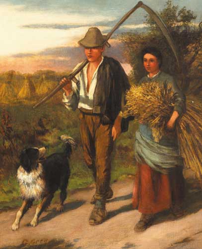 A GOLDEN HARVEST, 1903 by Gregor Grey sold for 5,000 at Whyte's Auctions