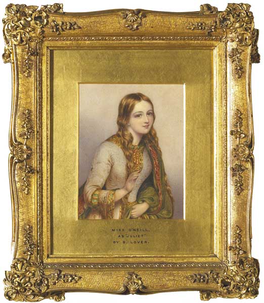 MISS O'NEILL AS 'JULIET' by Samuel Lover sold for 8,000 at Whyte's Auctions
