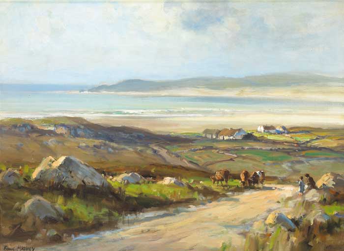 ROAD TO THE SEA, DONEGAL by Frank McKelvey sold for 22,000 at Whyte's Auctions