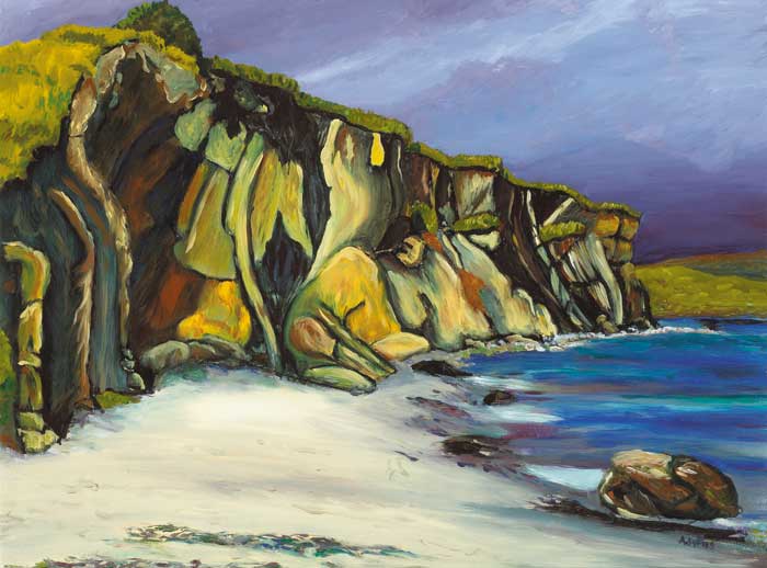 BALLYCONNEELY BAY, COUNTY GALWAY, 1997 by Adrienne Symes sold for 300 at Whyte's Auctions