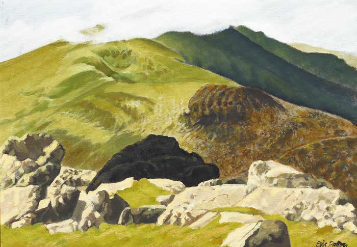 MT BRANDON FROM CONOR PASS, COUNTY KERRY by Eric Patton sold for 740 at Whyte's Auctions