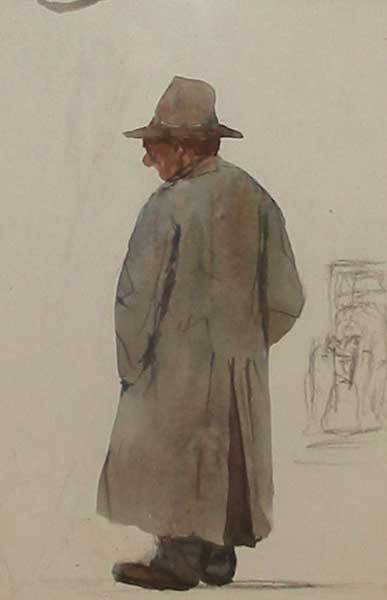 OLD MAN BROWSING (DUBLINERS SERIES) by Michael Healy sold for 600 at Whyte's Auctions