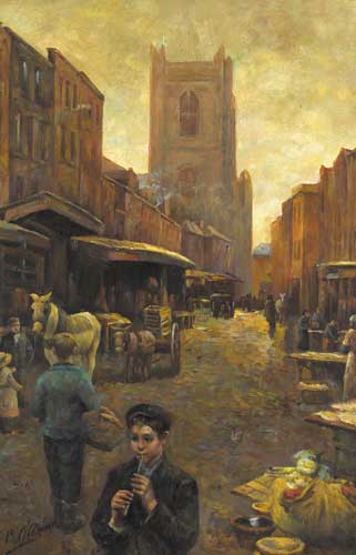 ST PATRICK'S CLOSE, DUBLIN, AFTER WALTER OSBORNE by B. O'Connor sold for 500 at Whyte's Auctions