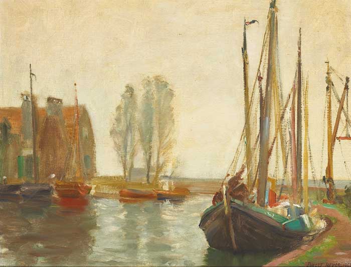 VOLENDAM, 1963 by Ernest Columba Hayes RHA (1914-1978) at Whyte's Auctions