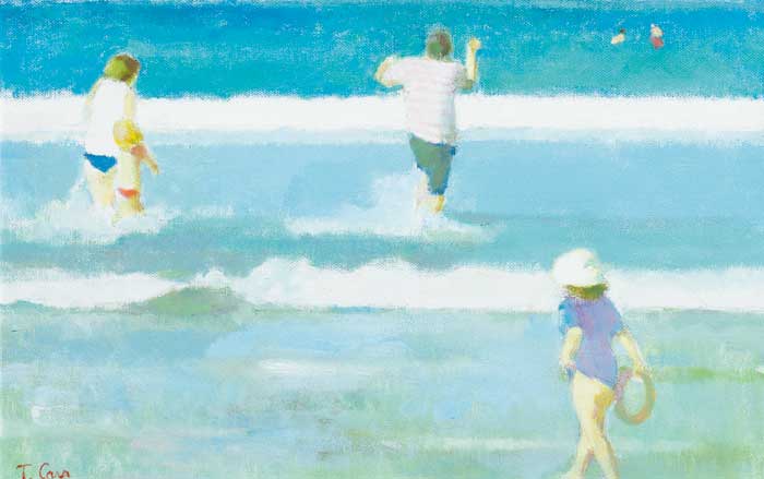 A DAY AT THE SEASIDE by Tom Carr sold for 2,900 at Whyte's Auctions