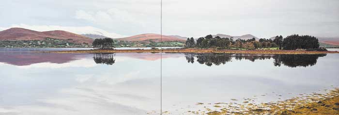 KENMARE RIVER, DIPTYCH, 1988 by John Doherty sold for 7,500 at Whyte's Auctions