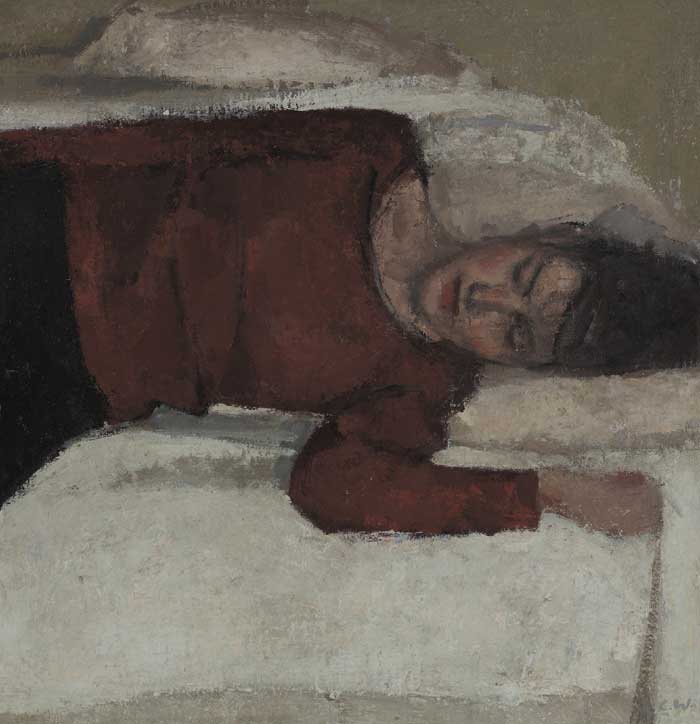 WOMAN RESTING, 2002 by Colin Watson sold for 3,800 at Whyte's Auctions