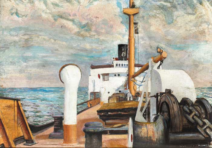 THE IRISH HAZEL, c.1950 by Sen Keating sold for 30,000 at Whyte's Auctions