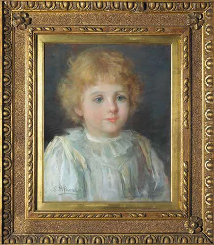 MISS CECILY RICHARDSON, 1892 by Sarah Henrietta Purser HRHA (1848-1943) at Whyte's Auctions
