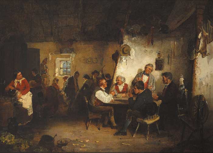 THE SHEEBEEN, 1859 by Erskine Nicol sold for 9,000 at Whyte's Auctions