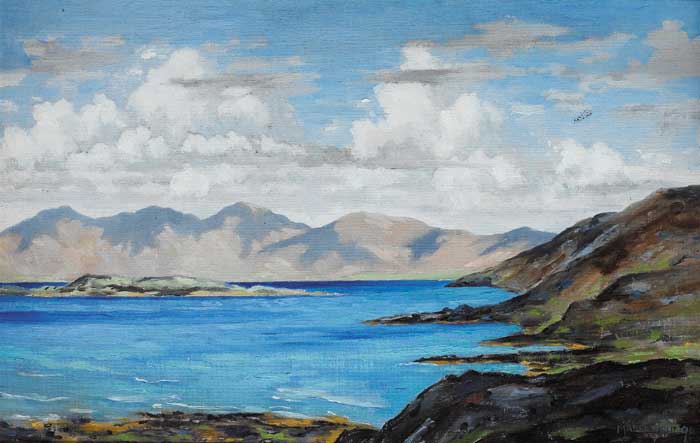 LOOKING NORTH FROM ACHILL SOUND by Mabel Young sold for 2,000 at Whyte's Auctions