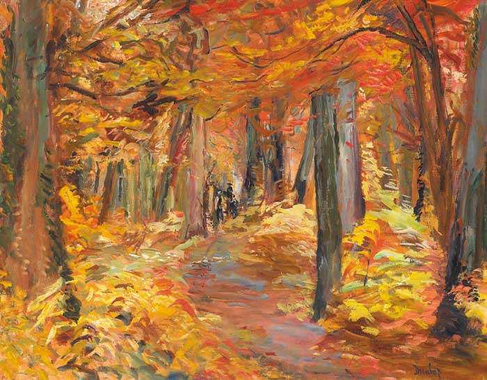 AUTUMN GLOW IN ARUNDEL WOODS by Ronald Ossory Dunlop sold for 5,000 at Whyte's Auctions