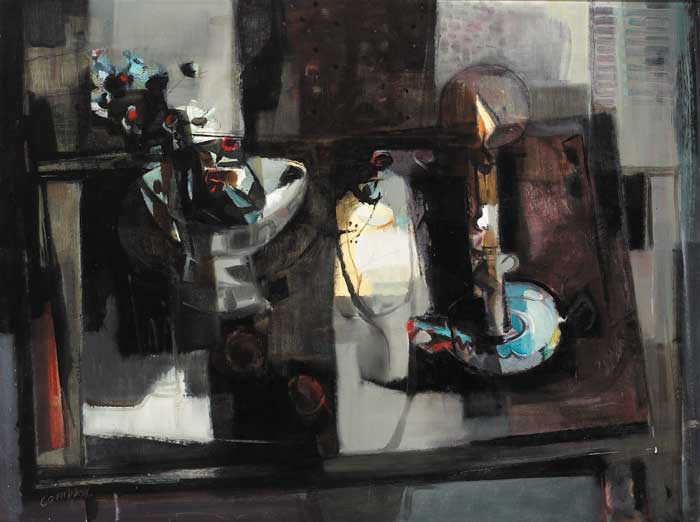 STILL LIFE WITH CANDLE, 1960 by George Campbell sold for 33,000 at Whyte's Auctions