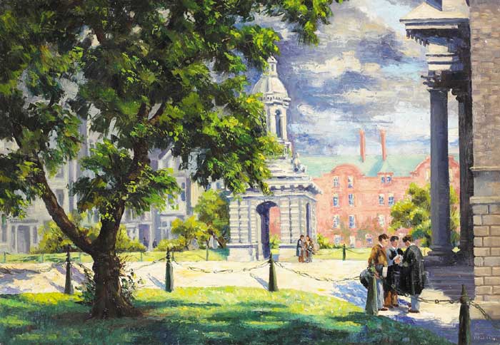 TRINITY COLLEGE DUBLIN by Fergus O'Ryan sold for 4,200 at Whyte's Auctions