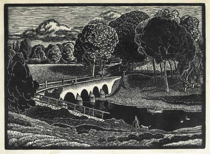 SHAW'S BRIDGE by John Luke sold for 1,250 at Whyte's Auctions