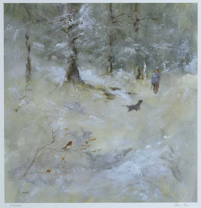 WOOD IN WINTER by Tom Kerr sold for 60 at Whyte's Auctions