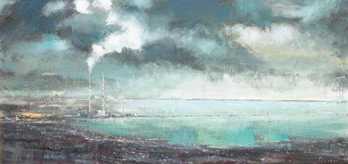 SMOKESTACKS, DUBLIN BAY, 2007 by Peter Pearson sold for 3,000 at Whyte's Auctions