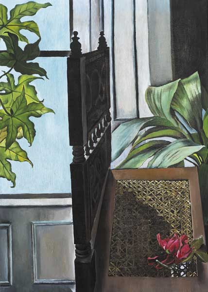 STILL LIFE WITH CHAIR AND ROSE by Patrick Swift (1927-1983) at Whyte's Auctions
