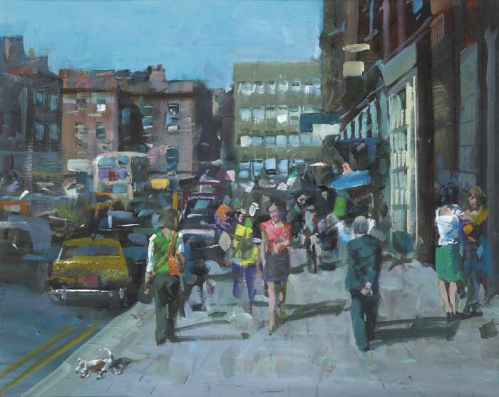 UPPER BAGGOT STREET by James le Jeune sold for 8,500 at Whyte's Auctions