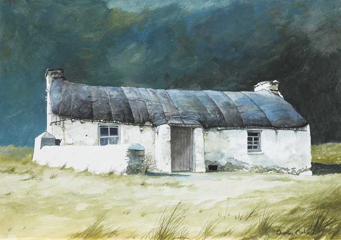DONEGAL COTTAGE by Charles Oakley (b.1925) at Whyte's Auctions