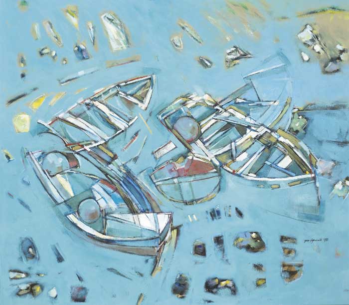 FOUR BOATS, 1993 by Peter Fitzgerald sold for 1,000 at Whyte's Auctions
