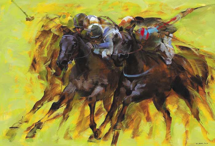 FINAL STRIDE, 2004 by Mao Wen Biao sold for 4,800 at Whyte's Auctions