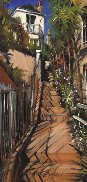 SORRENTO STEPS, DALKEY by Gerard Byrne sold for 4,200 at Whyte's Auctions