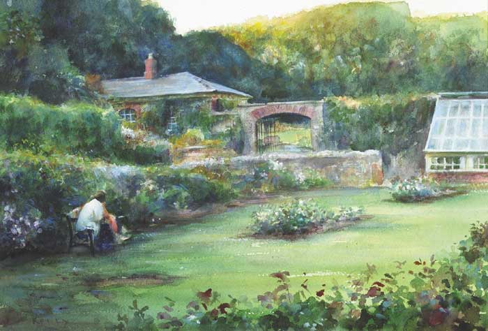 SUMMER GARDEN, ARDGILLAN CASTLE by Paul Kelly sold for 2,200 at Whyte's Auctions