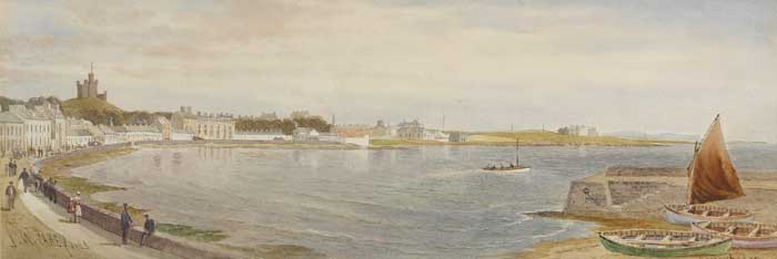 DONAGHADEE, COUNTY DOWN, 1923 by Joseph William Carey sold for 2,000 at Whyte's Auctions