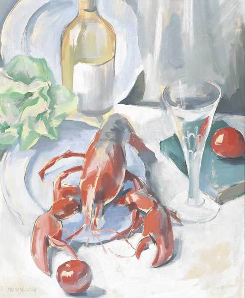 STILL LIFE WITH LOBSTER by Frances J. Kelly sold for 4,400 at Whyte's Auctions
