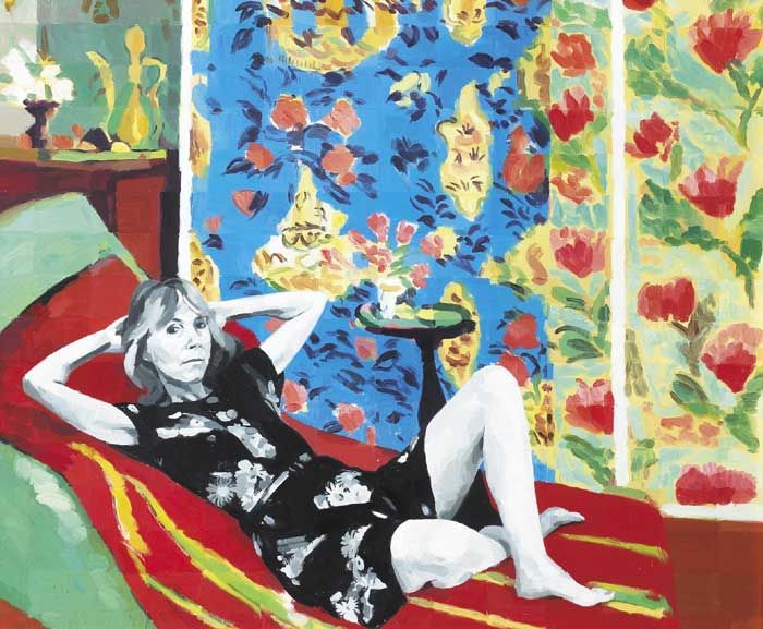 ODALISQUE, AFTER MATISSE, 1998 by Colin Harrison sold for 3,200 at Whyte's Auctions