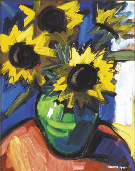 SUNFLOWERS by Colin Davidson sold for 2,400 at Whyte's Auctions
