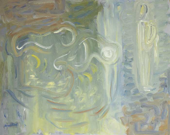 FIGURE AND WAVES, c.1969 by Nano Reid sold for 7,500 at Whyte's Auctions