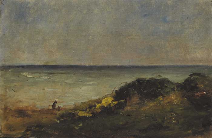 COASTAL LANDSCAPE, PORTMARNOCK by Nathaniel Hone sold for 3,700 at Whyte's Auctions