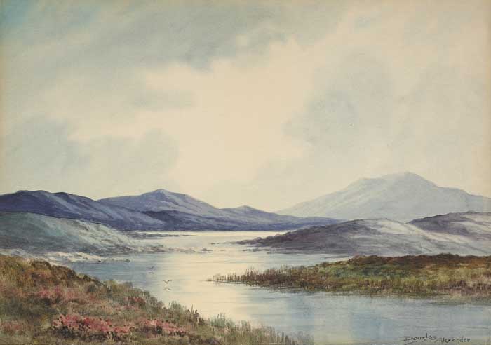 BY STREAM NEAR KYLEMORE, CONNEMARA by Douglas Alexander sold for 650 at Whyte's Auctions