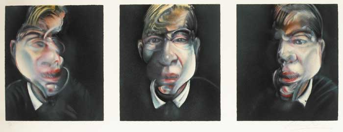 THREE STUDIES FOR A SELF PORTRAIT, 1979 by Francis Bacon sold for 16,000 at Whyte's Auctions