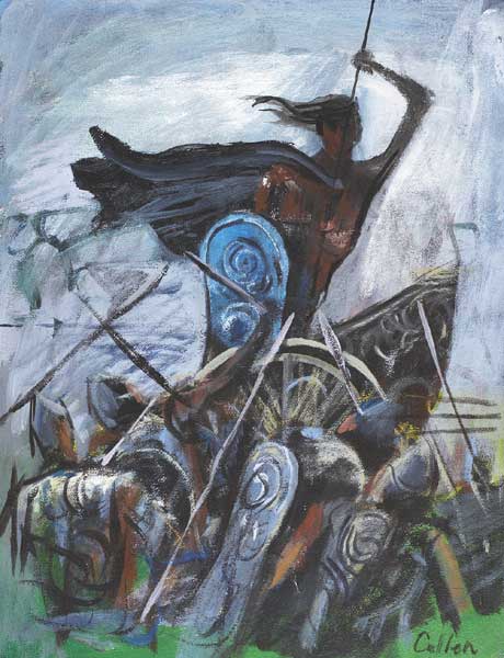 CELTIC WARRIOR by Charles Cullen sold for 300 at Whyte's Auctions