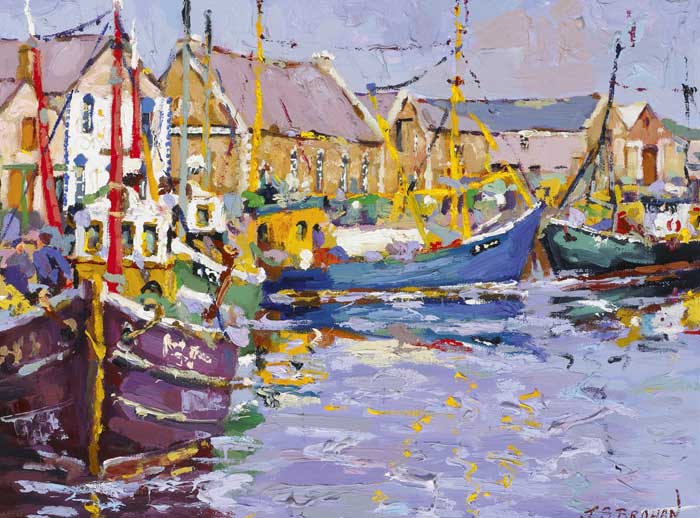 HOWTH HARBOUR by James S. Brohan sold for 1,800 at Whyte's Auctions