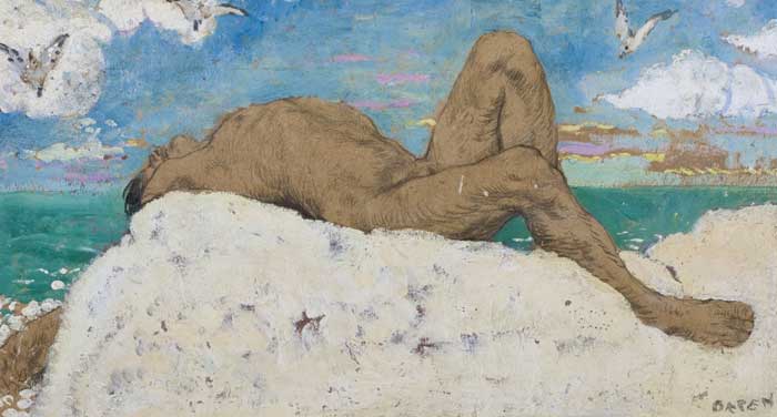NUDE ON THE HILL OF HOWTH by Sir William Orpen KBE RA RI RHA (1878-1931) at Whyte's Auctions