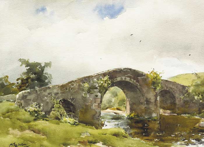 HEXWIRTH BRIDGE, DEVON by Wycliffe Egginton sold for 500 at Whyte's Auctions