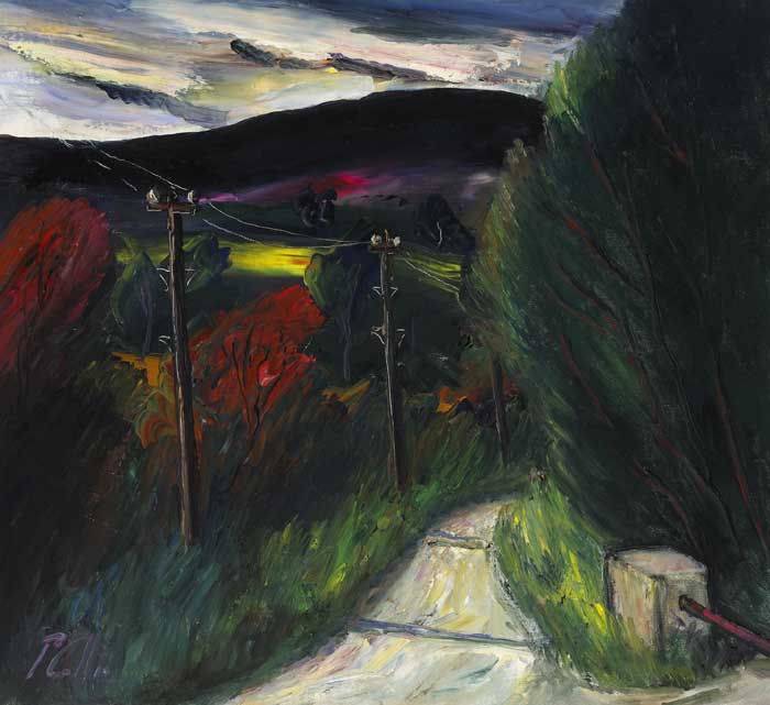 THE GLENCREE VALLEY ROAD by Peter Collis sold for 4,500 at Whyte's Auctions