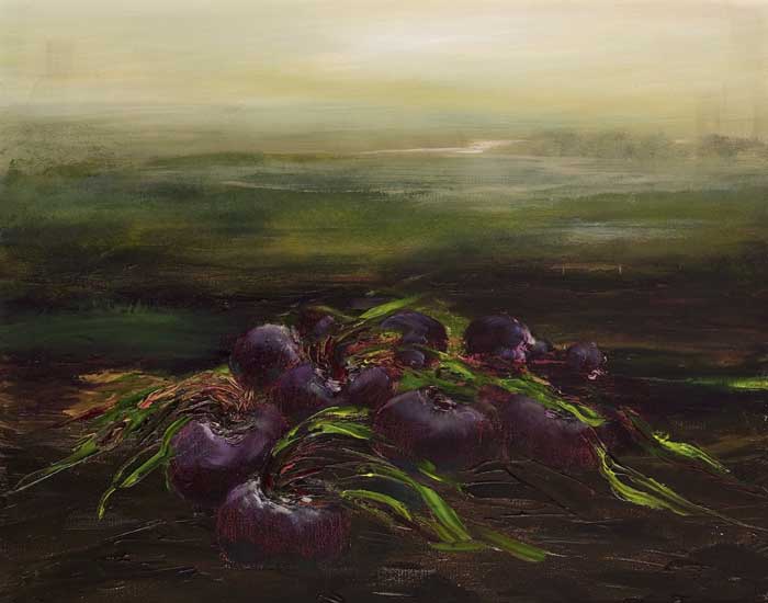 BEETROOT FIELD, 2009 by Jennifer Kingston sold for 240 at Whyte's Auctions