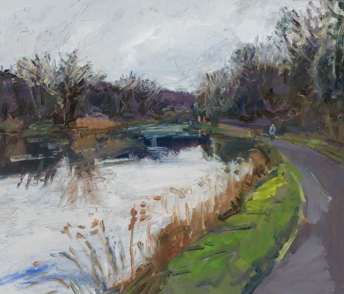 BY THE RIVER LAGAN, 2001 by Robert Bottom sold for 300 at Whyte's Auctions