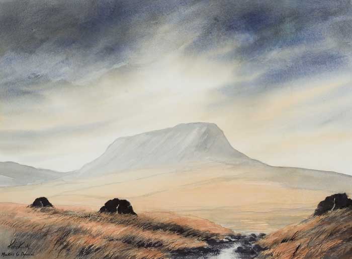 MUCKISH, COUNTY DONEGAL by Peter Knuttel sold for 400 at Whyte's Auctions